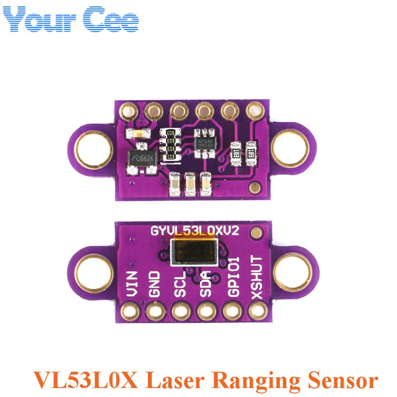 VL53L0X High Precision Laser Ranging Sensor Time-of-Flight ToF GY-VL53L0XV2 Laser Distance Module I2C IIC