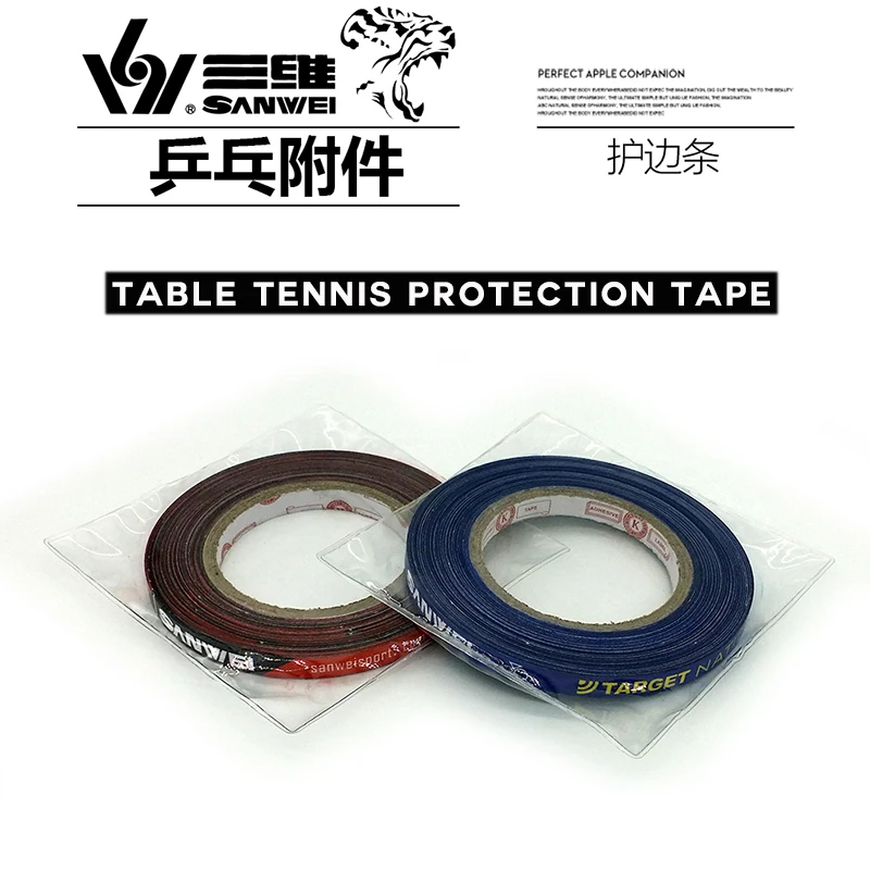 Sanwei Tafeltennis Racket Rand Tape Side Protector Ping Pong Bat Bescherming Tape 25M 1 Reel