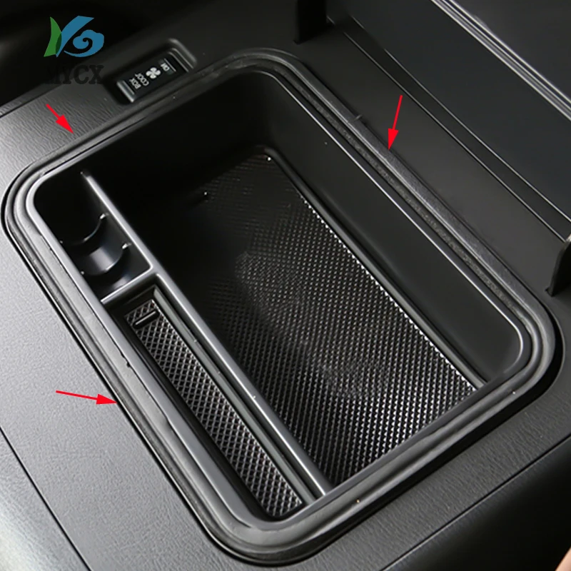 Center Console Armrest Storage Box For Nissan Patrol Y62 2010-2018 Armada Container Bin Glove Tray Car Organizer holder