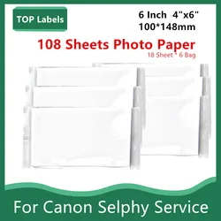 6 inch photo papier 10х15 Canon Compatible for Canon KP-108IN Selphy CP 1500 CP1300 CP1000 CP1200 CP910 CP900 Photo Printer