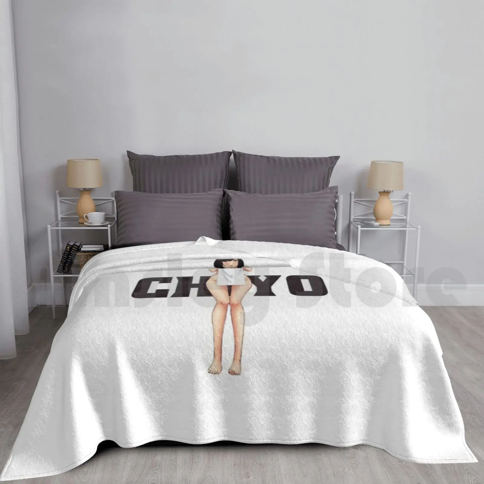

Школьное одеяло Chiyo-Prison, модное аниме, тюремная школа, манга, тюремная грудь, Meiko Ecchi, Япония Gakuen