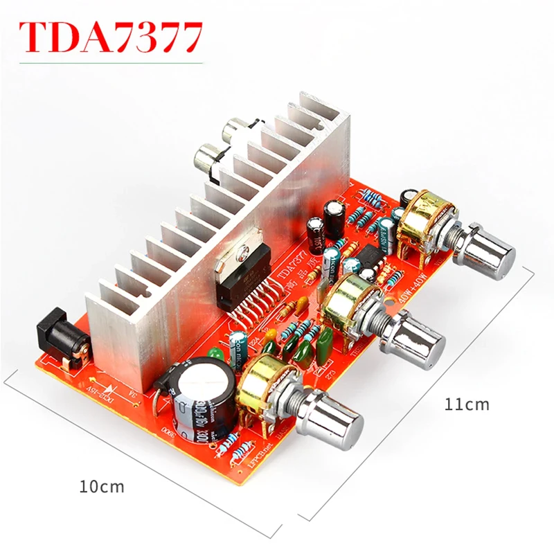 

TDA7377 DC12V 40W Car DIY Stereo Dual-Channel Power Amplifier Board Finished Product