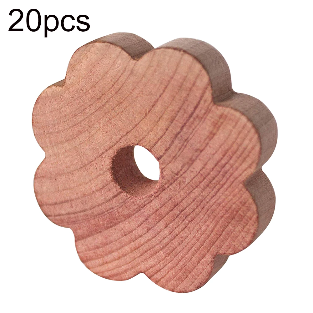 20Pcs Flower Mothproof Moisture-proof Cedar Closet Drawer Wardrobe Insect Repellent Moth Ball Household Moth Mildew Proofing