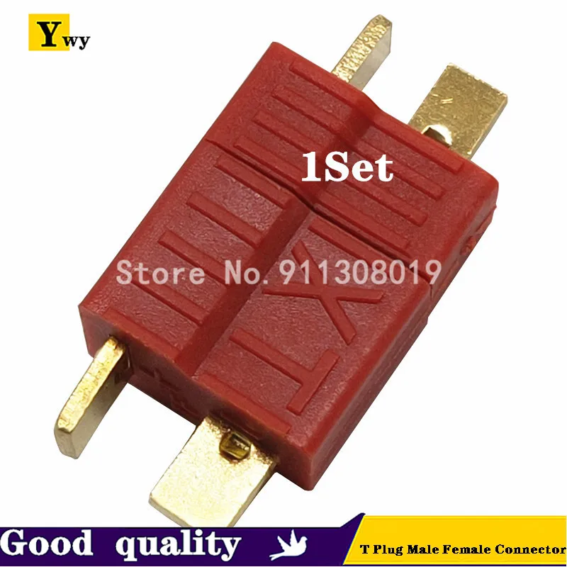10PCS/LOT  T Plug Male Female Connector ESC RC Lipo Battery Helicopter For Deans 5Pair T Type Male Female Adapter Connector