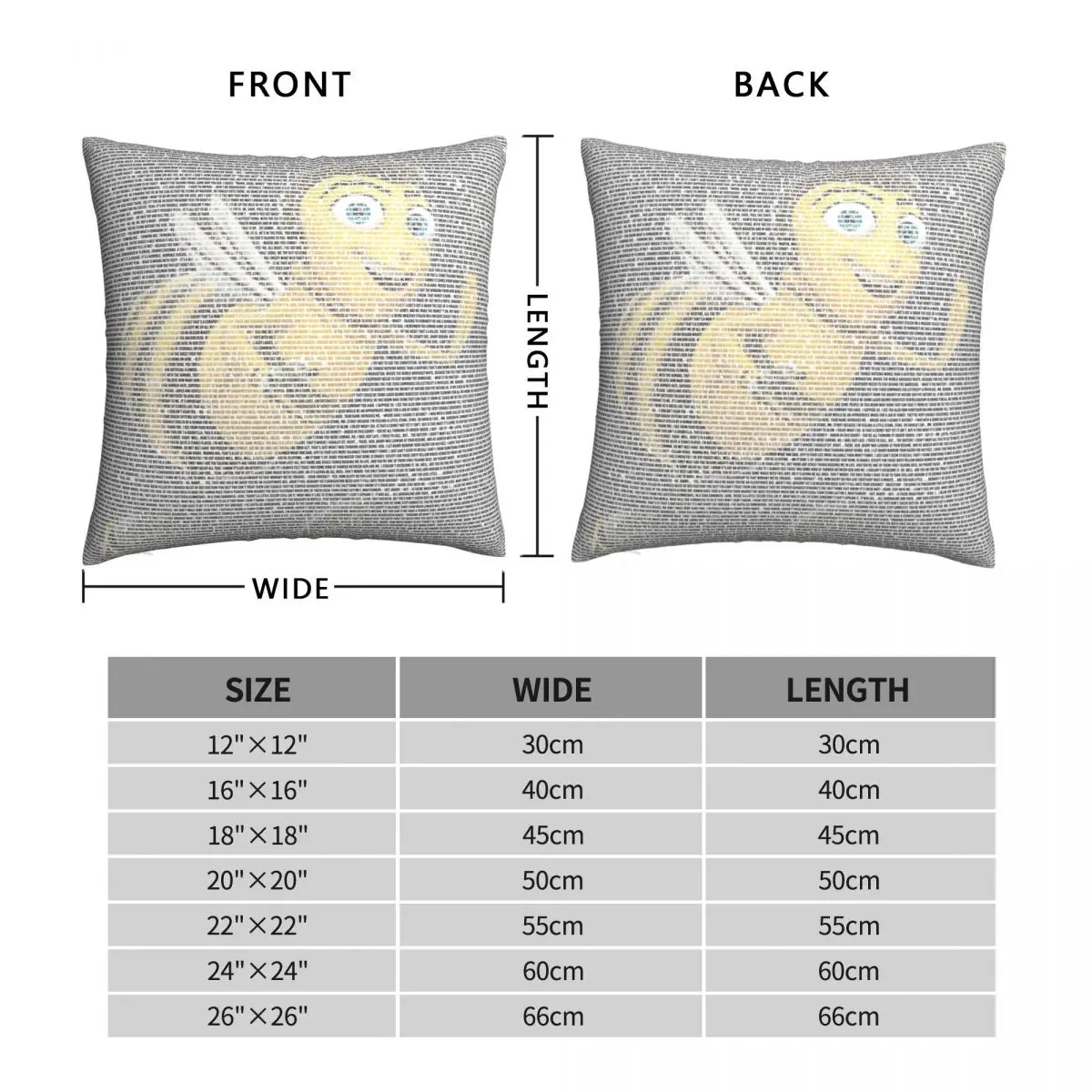 Barry Entire Bee Movie Script Benson Square Pillowcase Polyester Linen Velvet Pattern Zip Decor Home Cushion Cover