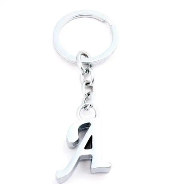 

Alphabet English Letters Initial Charms Keychain Key Ring Wedding Birthday Party Favors and Gifts Free Shipping