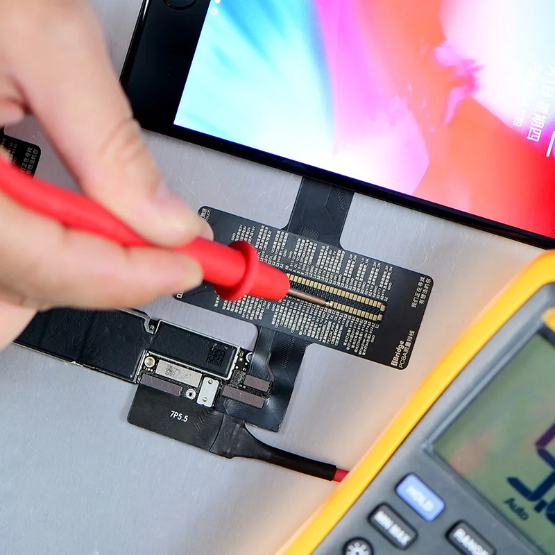 Qianli-Cable de prueba iBridge para reparación de cámara trasera, pantalla táctil de fallo de placa base, para teléfono XSMAX X 8P 8G 7P 7 6SP 6S 6P 6