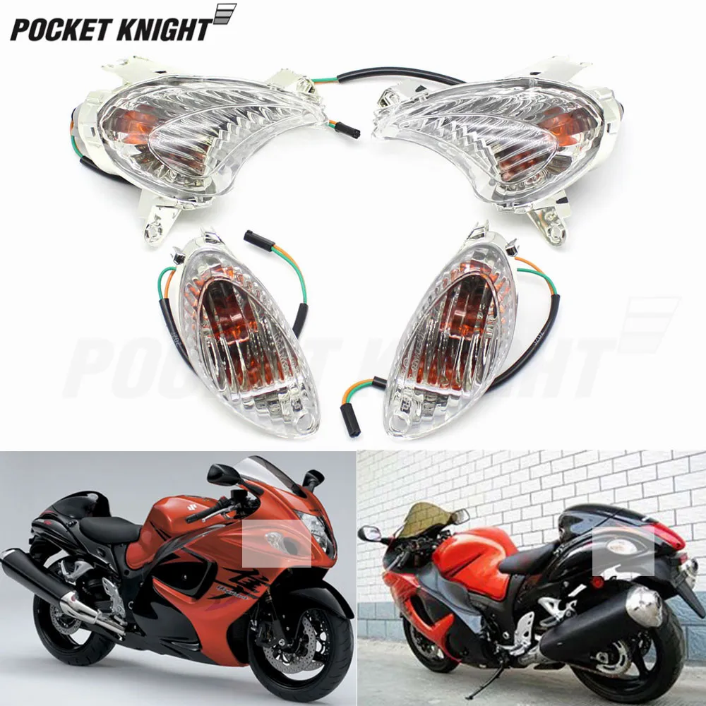 Front rear Turn Signal Indicator Light For SUZUKI Hayabusa GSXR1300 08-17 Motorcycle Accessories Blinker Indicator Winkers Light