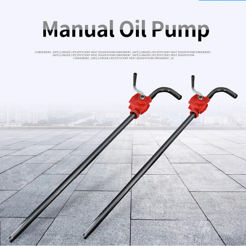 Hand Crank Oil Pump 25mm 32mm Easy Operating Hand Oil Pump Cast Iron Material Car Truck Fuel Oil Gasoline Diesel Transfer Tool