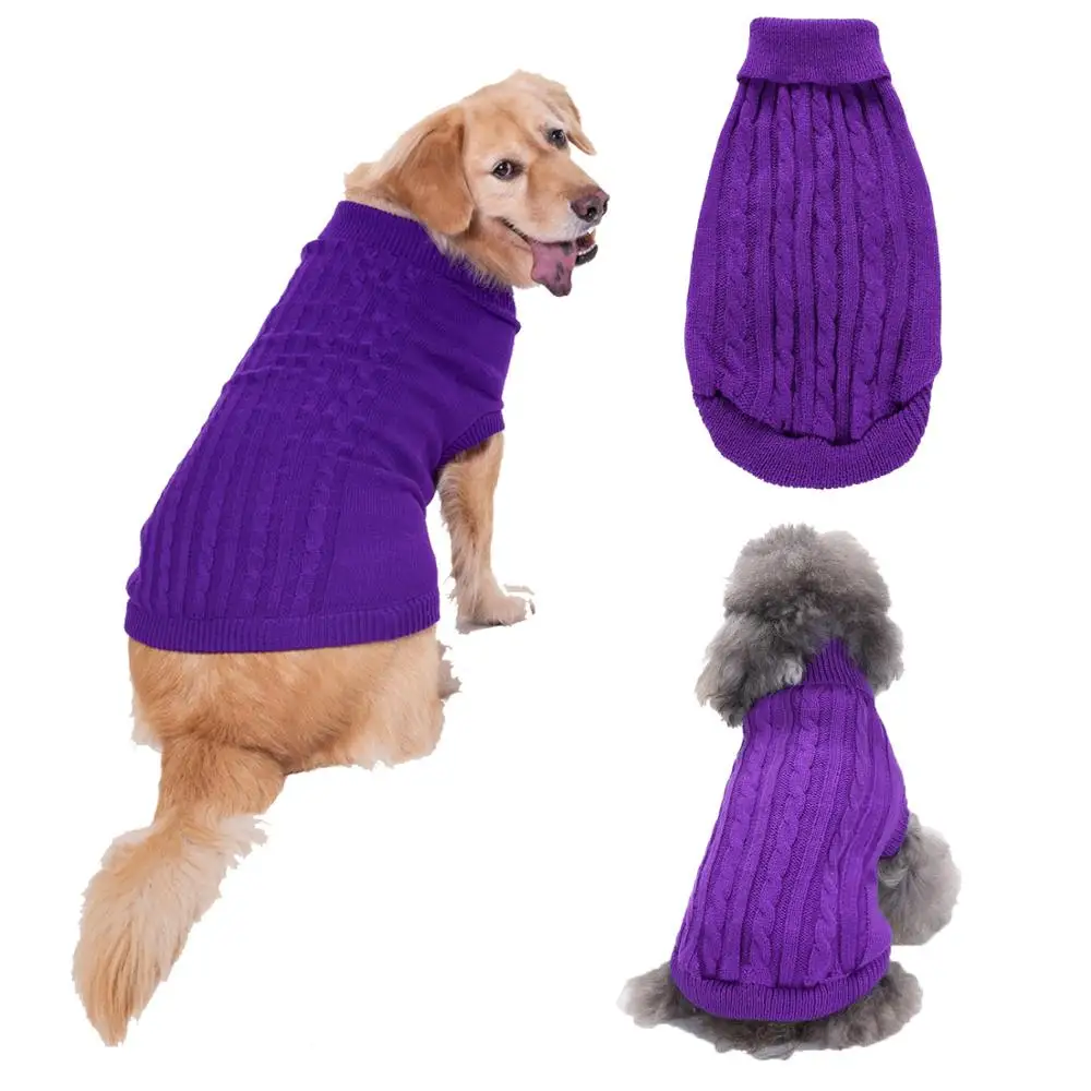 Warm Knitted Sweater for Pets, Puppy Sweater, Suitable for Small Dogs, Medium-Sized Dogs, Large Dogs, Cute, Classic Cat