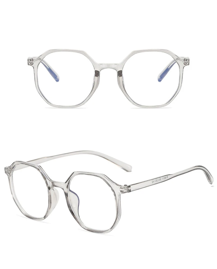 Frauen Männer Student Polygon Kurzsichtige Brille Fertig Ultraleicht PC Rahmen Kurzsichtige Brillen Rezept -0,5 -1,0 bis -6,0 – Detail 5