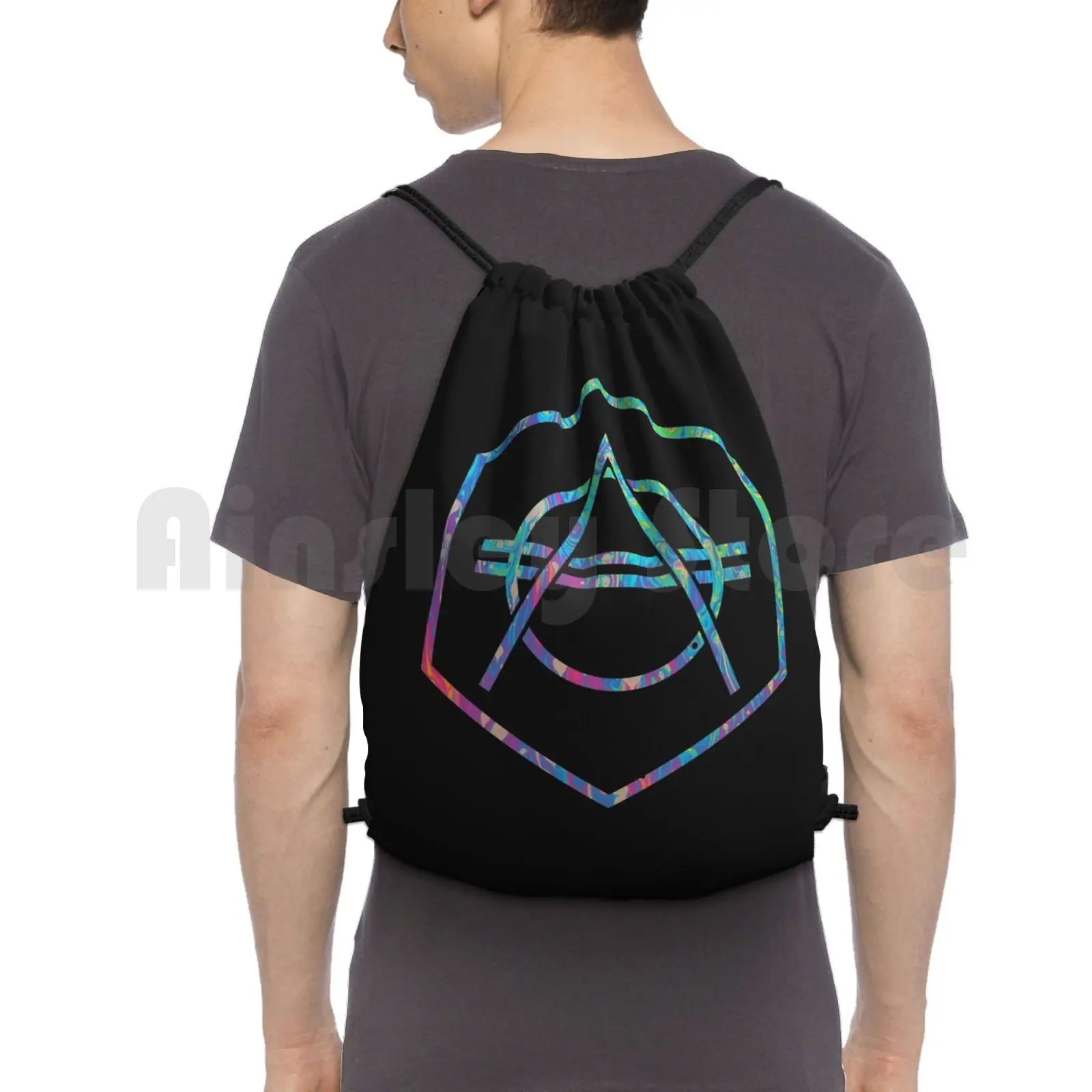 Don Hex-mochila impermeable con cordón, bolso de gimnasio, casa de música, Tecno, Dubstep, Festival de Música