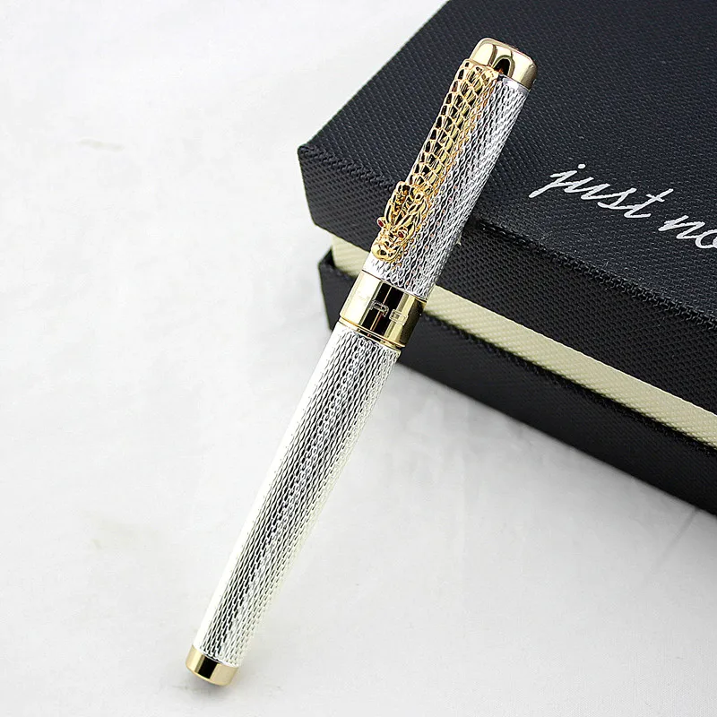 

Jinhao 1200 Golden Dragon luxury business gift school office Writing Fountain Pen