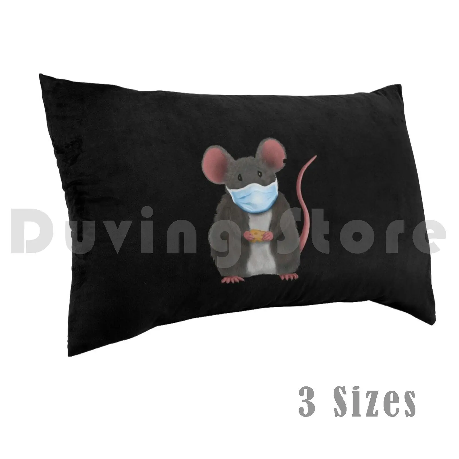 Maus / Ratte / Mouse Or Rat With Pillow Case Printed 35x50 D0100774a Funny Cool Quotes Slogan Fun