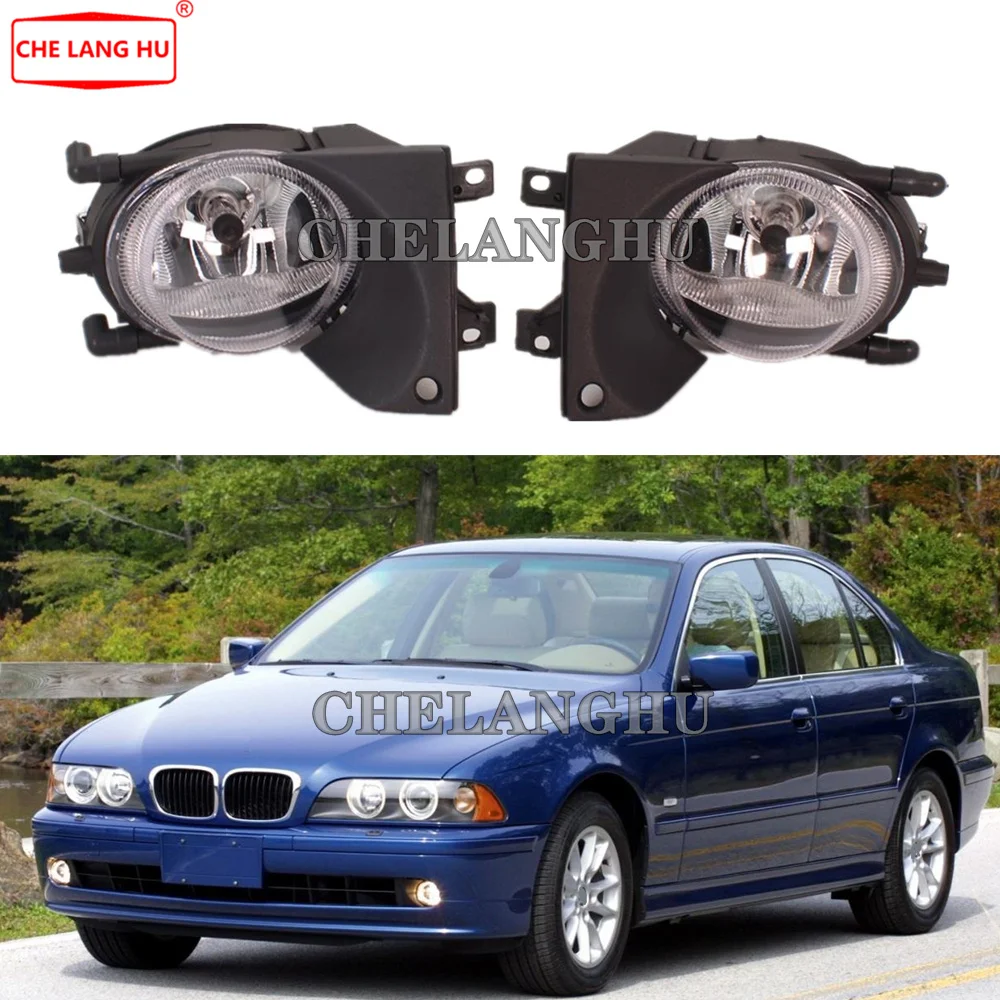 

Car Light For BMW 5 Series E39 1999 2000 2001 2002 2003 2004 Car-styling Front Fog Lights Fog Lamp with Bulbs