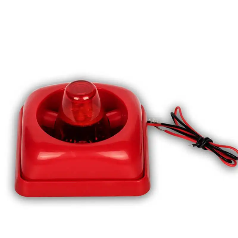 PL Warehouse Delivery ABS Security Alarm DC24V Strobe For Siren Alarm Horn Strobe With 88dB High Volume