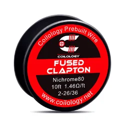 Coilology NI80 filo riscaldante a resistenza Clapton fuso 1.46ohm per accessorio Vape atomizzatore RTA