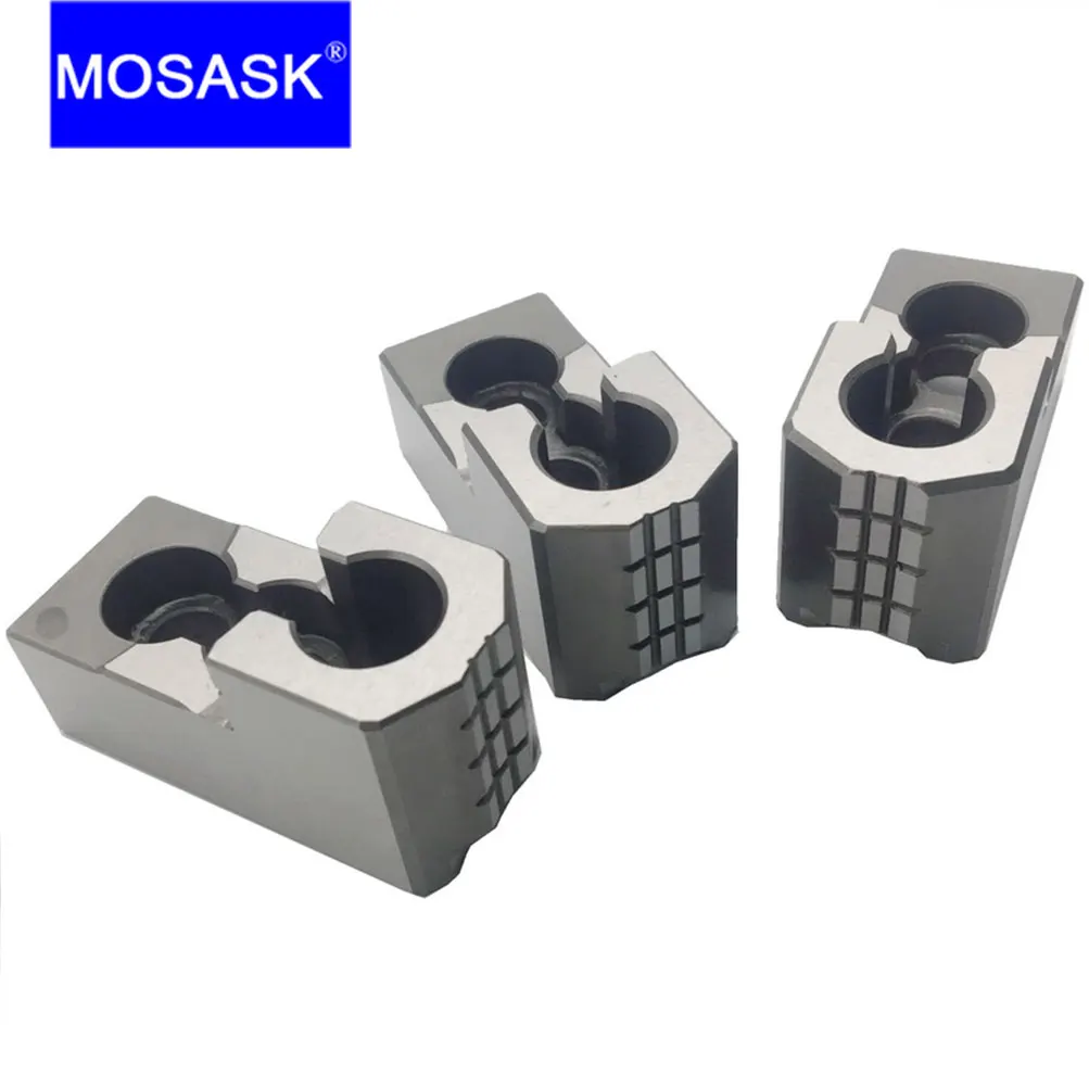 MOSASK 5 6 8 10 Inch  CNC Lathe Accessories Standard Hollow Collet Hydraulic Hard Jaw