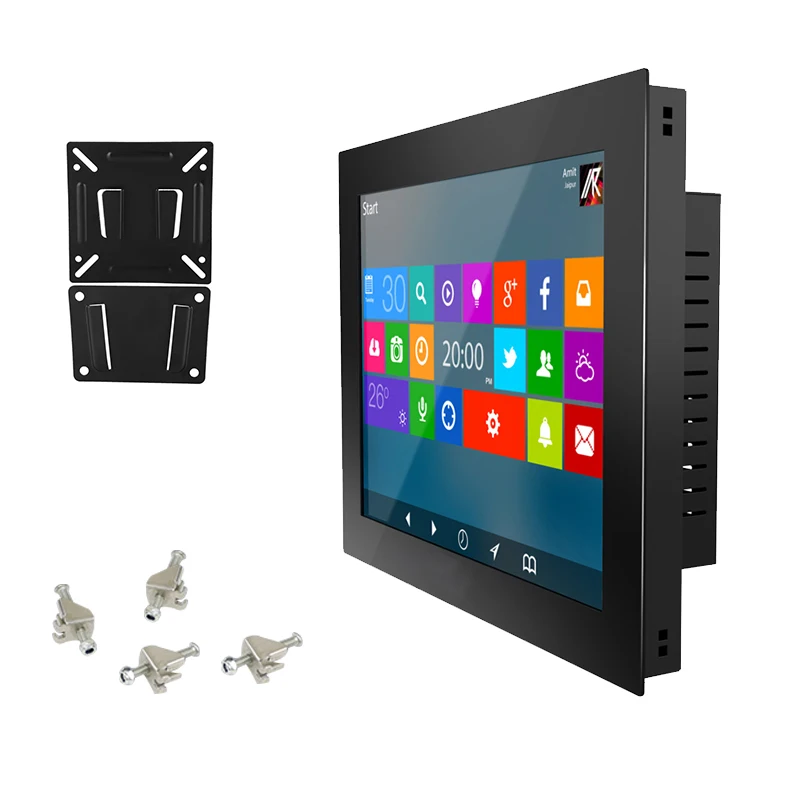 12 Inch Industrial Computer Tablet PC  Resistive Touch Screen 64G SSD Intel Core i3 i5 i7 J1900 Wifi RS232 Com Panel PC 1024*768