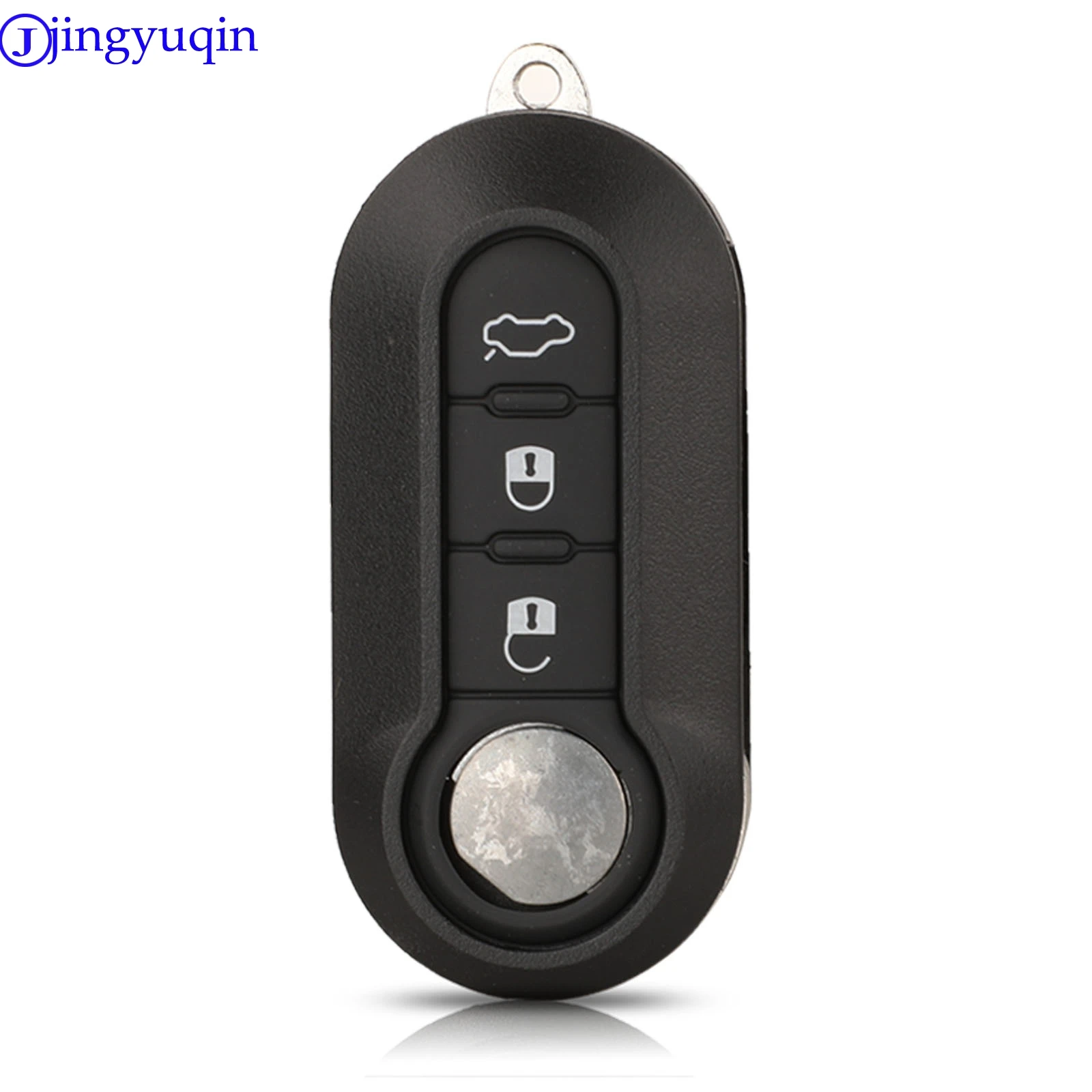 jingyuqin 3B Flip Remote Key Case Shell Cover Obudowa do Fiata 500 Panda Punto Bravo Alarm samochodowy Keyless Entry Fob Dobra jakość