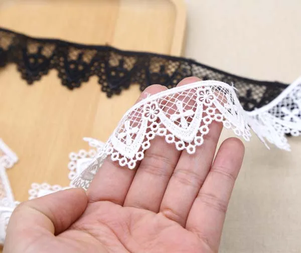 1yard Width:3.5cm Vintage Water Soluble Lace Embroidered Mesh Lace for Garment Trimming Lace for DIY(ss-639)