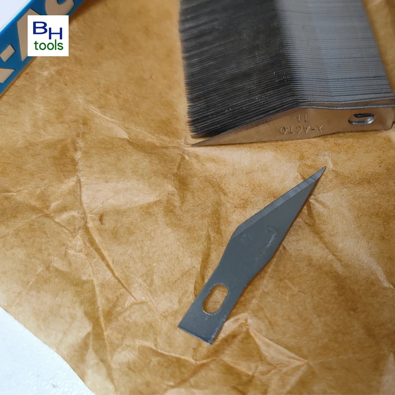 100pcs/Box No.11 Replacement Precision Craft Knife Hobby Blades #11 Precision PCB Cutting carving knife