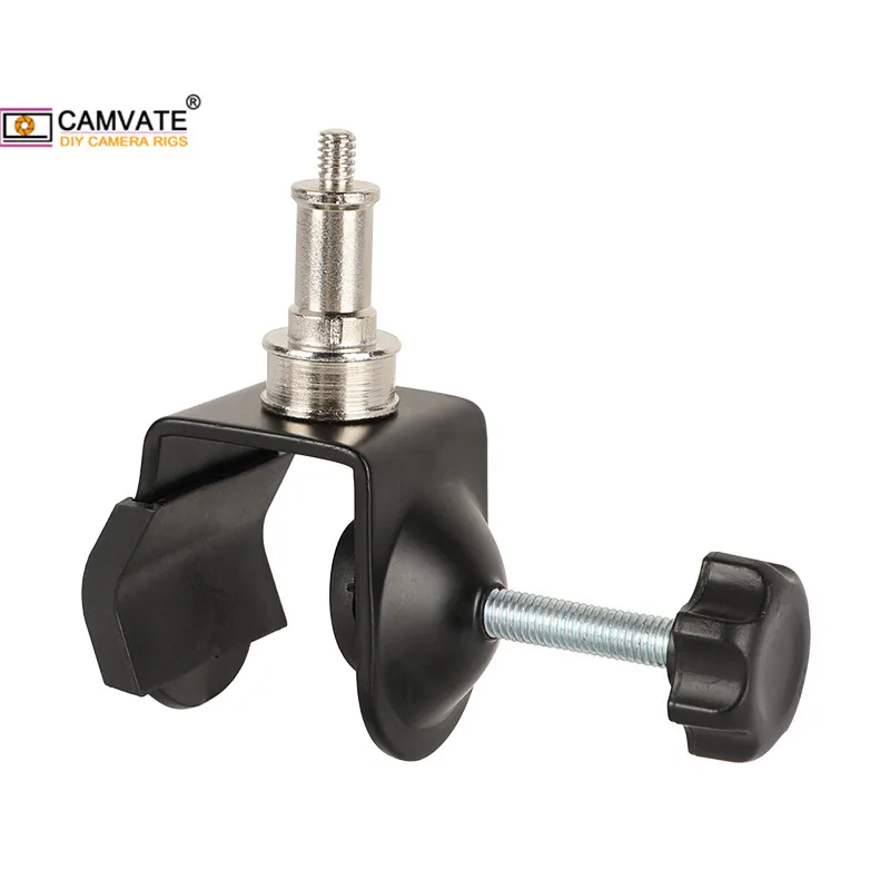 CAMVATE-مشبك C عالمي مع 1/4 "-20 نقطة تثبيت معدنية لمصباح يدوي/ذراع مفصلي/شاشة/إضاءة فيديو