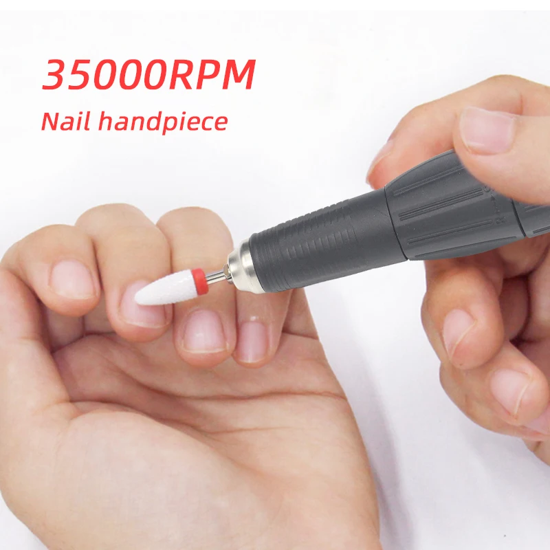 Poderosa máquina de joias 90 + 102L 35000rpm profissional pedicure manicure conjunto para salão de beleza doméstico 65W de potência