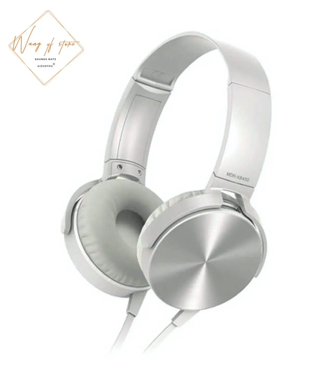 Witte Kleur Dikke Memory Foam Oorkussens Kussen Voor Sony MDR-XB450 Hoofdtelefoon Perfecte Kwaliteit, Niet Goedkoop Versie