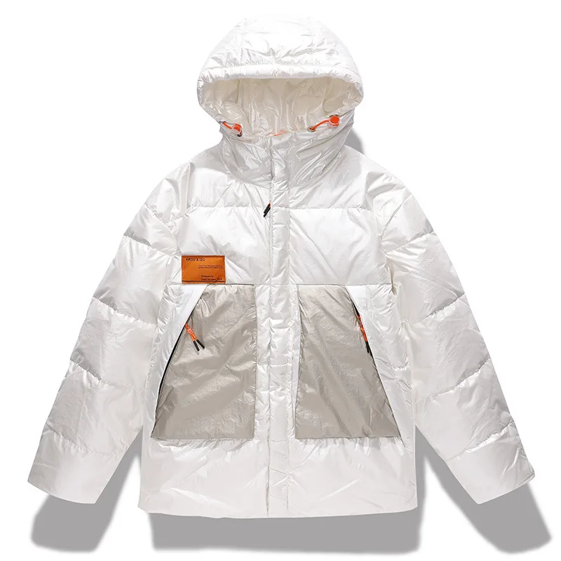 2022 Winter New Men's Hooded Down Jacket Jacket Youth Loose Casual Warm Down Jacketfor Men Style Casaco Masculino Men's Coat