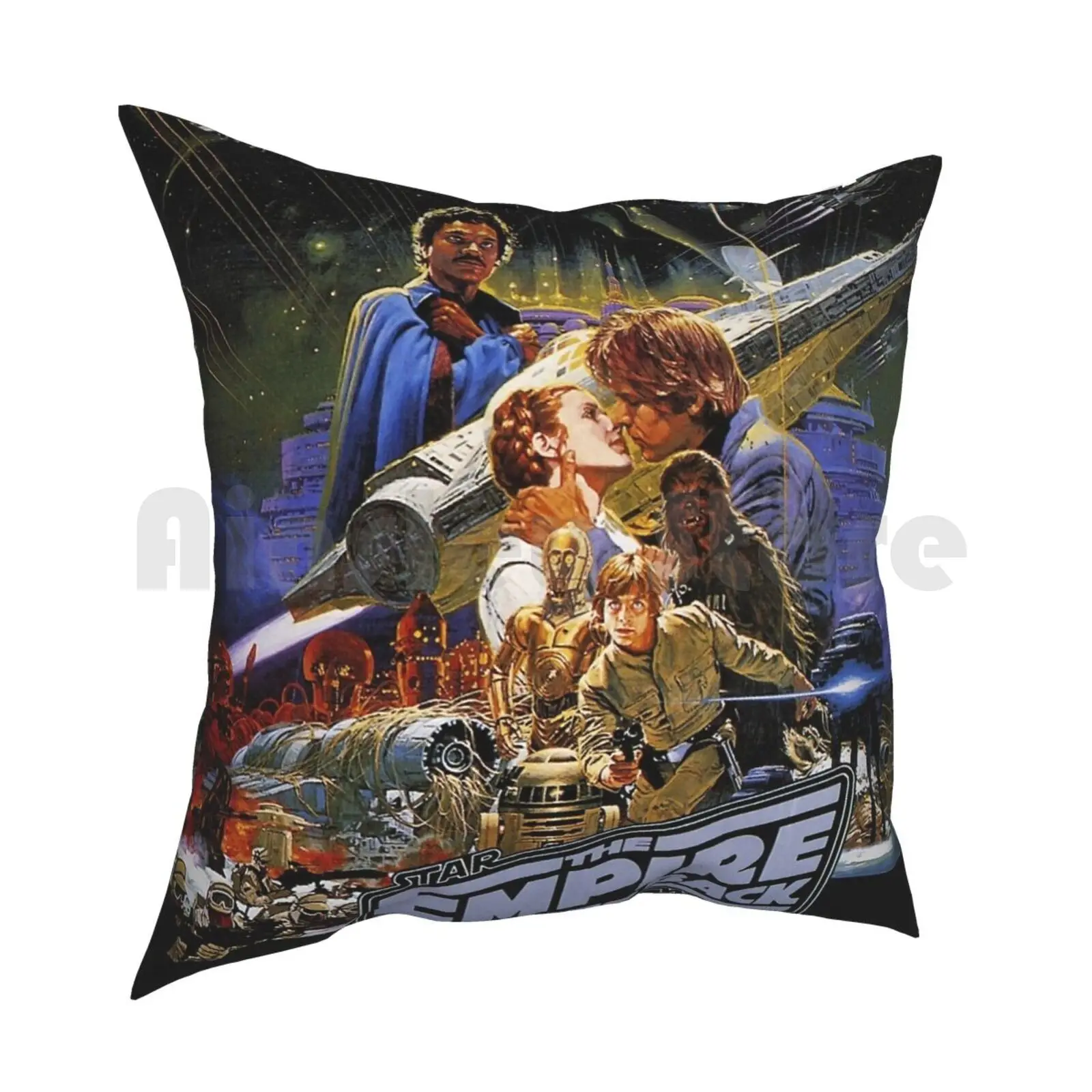 Continue Episode V Pillow Case Printed Home Soft Throw Pillow Movies Movie Men Man Handsome Strikes Back 1980 80S 1990