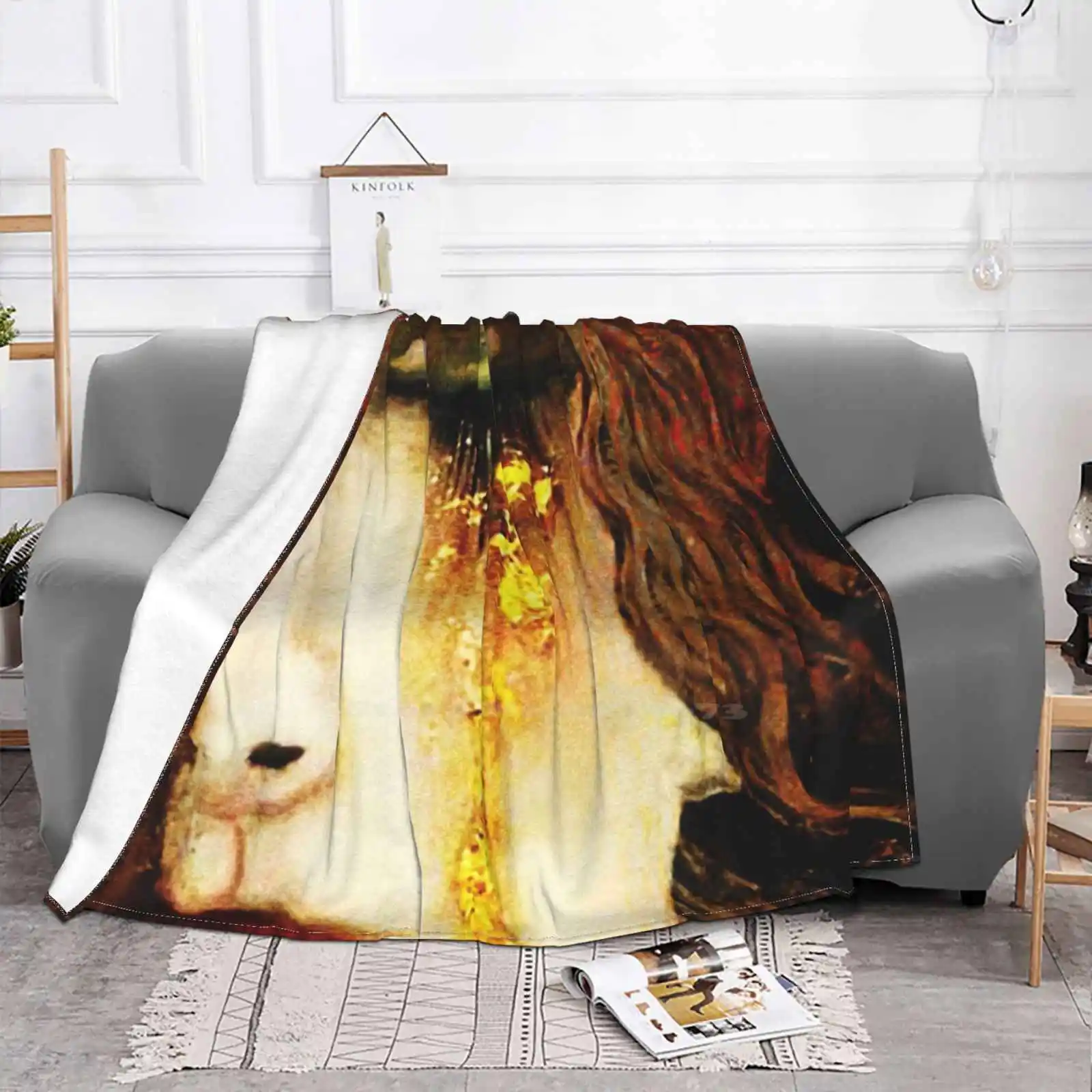 Golden Tears ’s Tears Of Gold Anne Marie Zimmerman ( School Of Klimt ) Air Conditioning Blanket Soft Throw Blanket Gustav Klimt