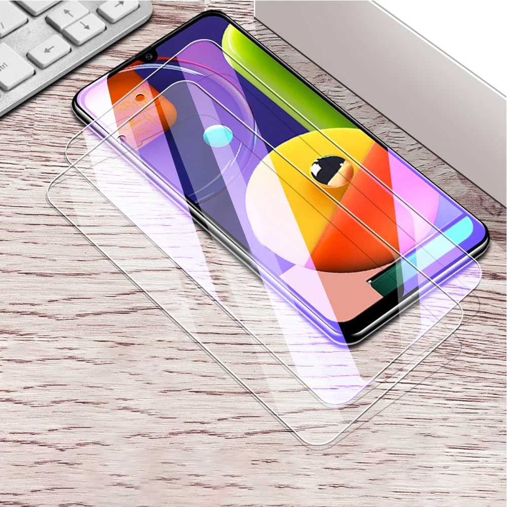 2Pcs tempered glass for Samsung Galaxy M10 M10S M20 M30 M30S M40 M11 M21 M31 M51 phone screen protector protective film glass