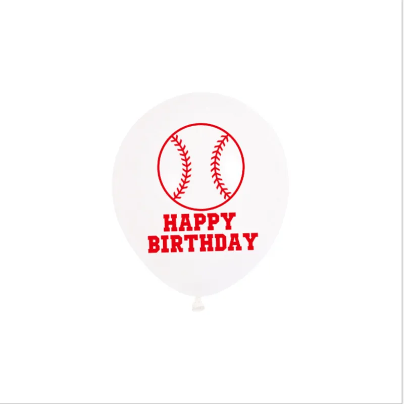 Baseball Party Balloon Set 12 Inch Latex Balloon Sports Theme Baby Shower Birthday Party Decoration Balloons