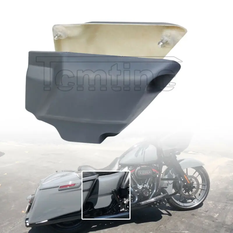 

Motorcycle Fiberglass Battery Side Cover Panel Fit For Harley Touring Baggers Road King Street Electra Glide 2014-2022