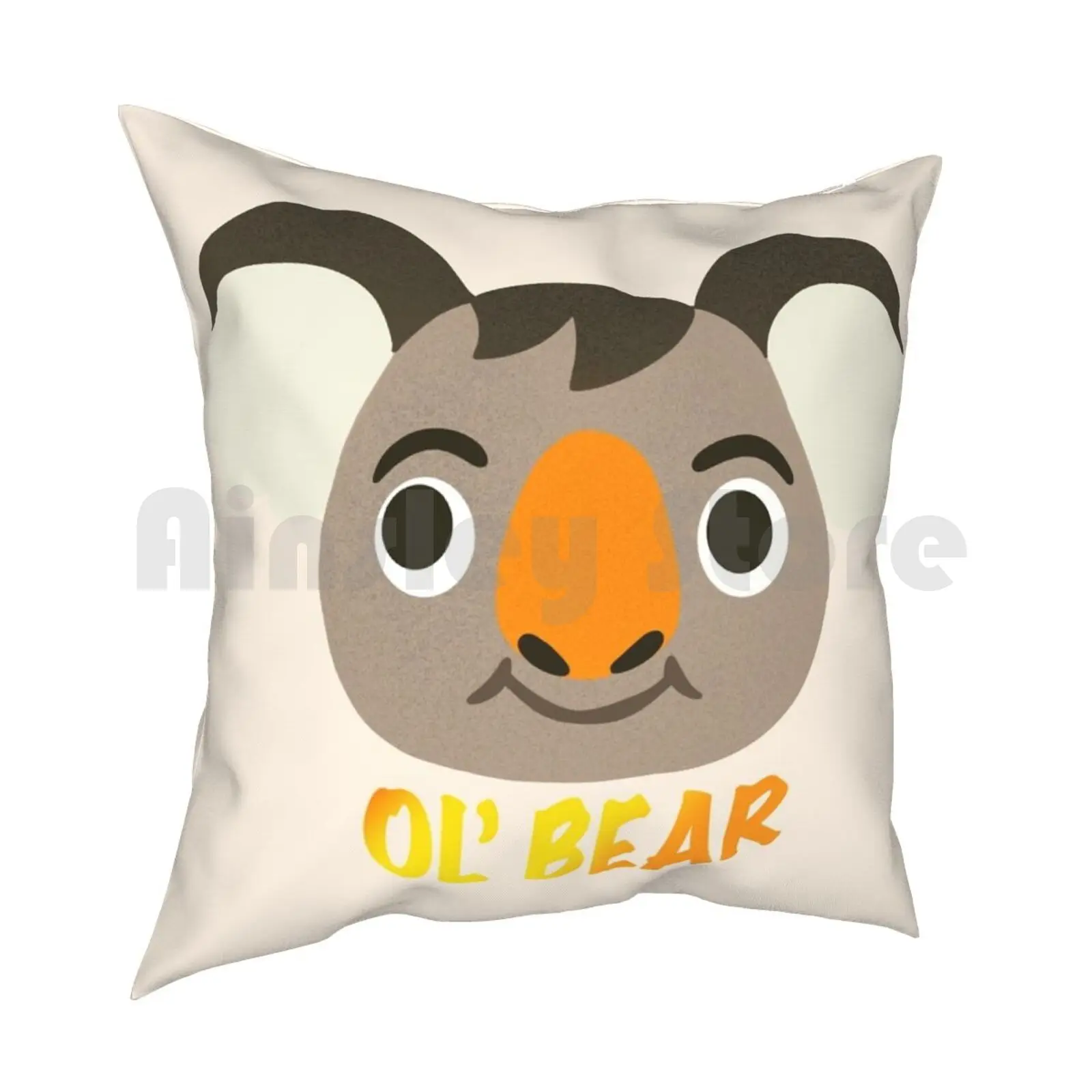 Ozzie Animal New Horizons Pillow Case Printed Home Soft DIY Pillow cover Ozzie Animal Animal New Horizons Acnh Ozzie Animal