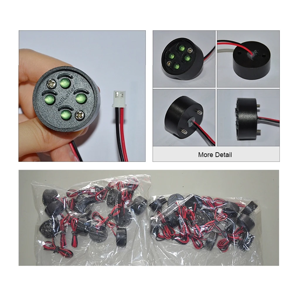 4 Stks/partij Led Digitale Nummers Module Point Outdoor Waterdichte Led Punt Wit Rood Groen Geel Blauw Kleur Voor 6 ~ 15 Inch Modules