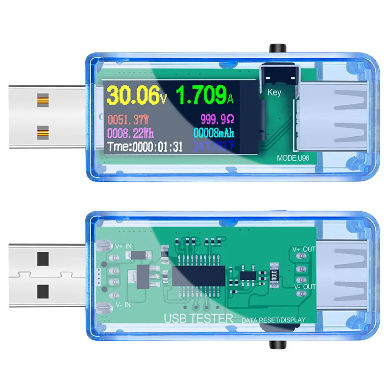 13 in 1 USB Tester DC Digital Voltmeter Amperimetro Voltage Current Meter Ammeter Detector Power Bank Charger Indicator