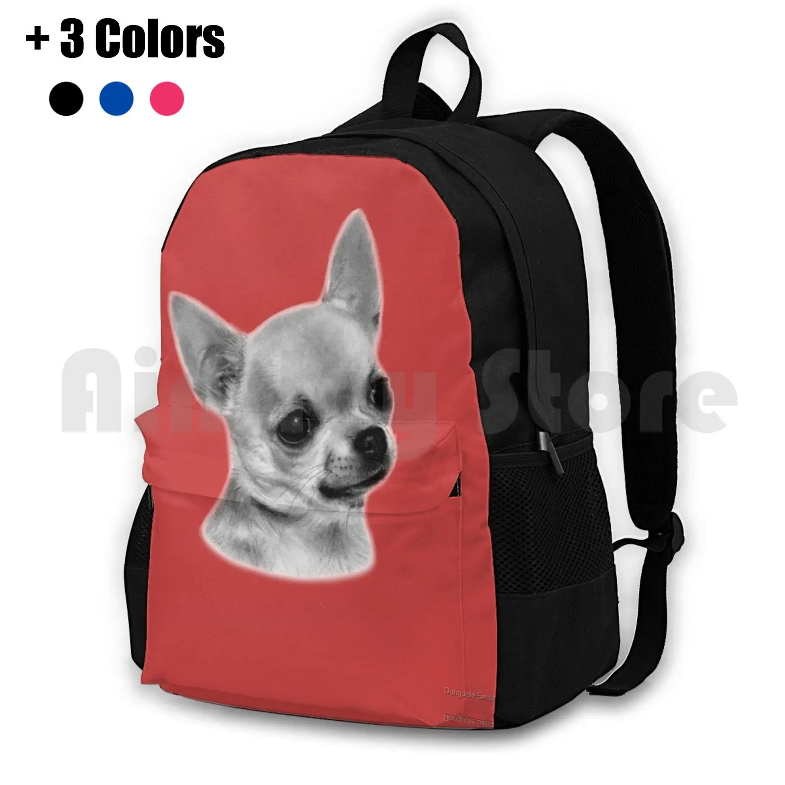 

Chihuahua Outdoor Hiking Backpack Waterproof Camping Travel Chihuahua Chihuahuas Dog Dogs Pet Pets Dog In Art Chihuahua