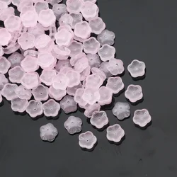 10mm Transparent Light Pink Flower Czech Crystal Beads Spacer Glass Beads For Jewelry Making Necklace Bracelet DIY Accessories