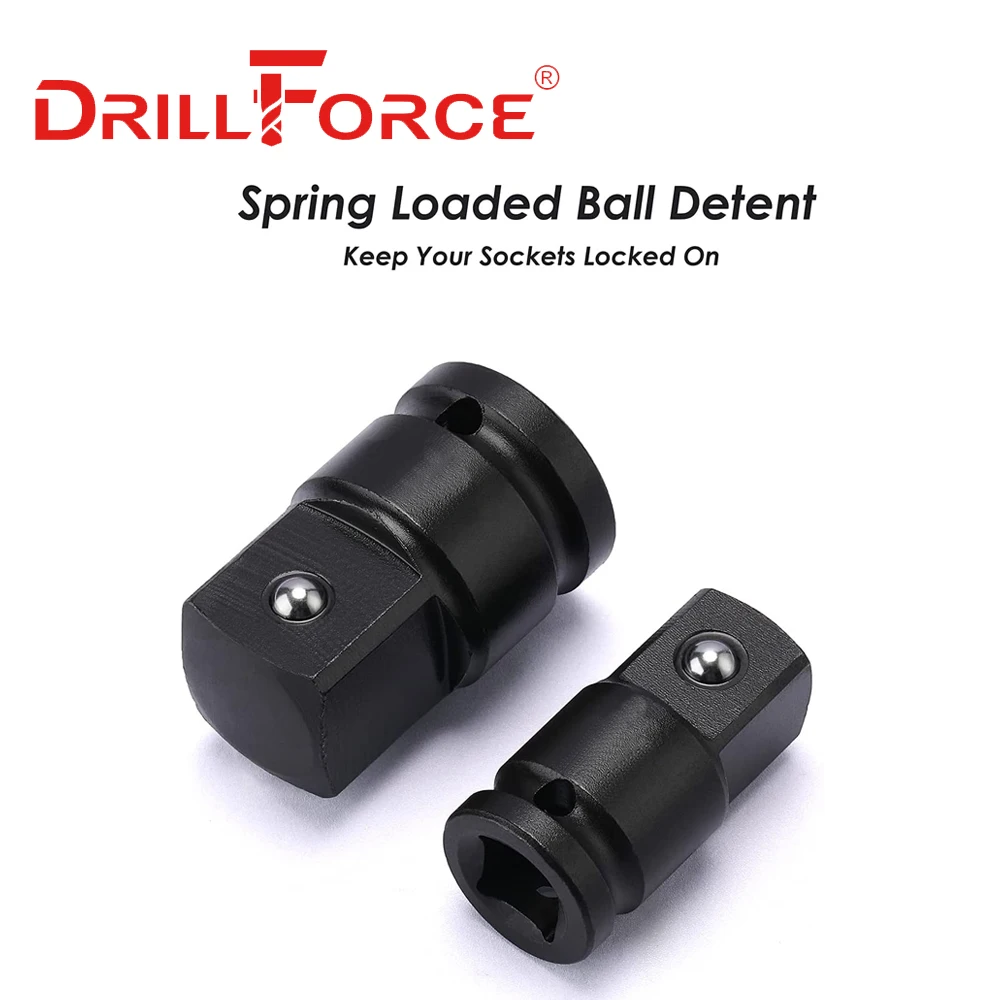 Imagem -04 - Adaptador de Soquete Pneumático Heavy Duty Wrench Connector Redutor de Catraca Conversor Impact Driver Extension Car Auto Repair Tools