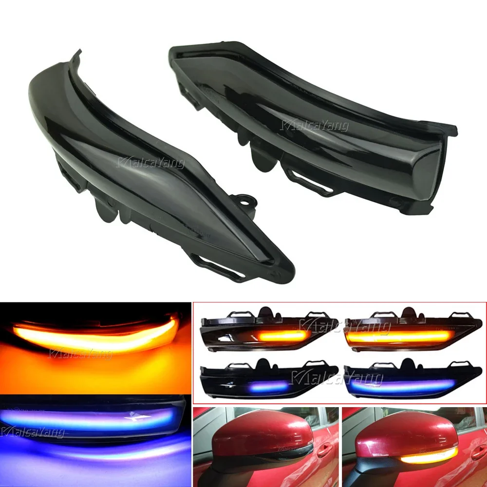 For Ford ST Line MK8 2018 Fiesta MK8 2019 2020 PUMA 2020 Rearview Mirror Indicator Lamp Side Wing LED Blinker Light