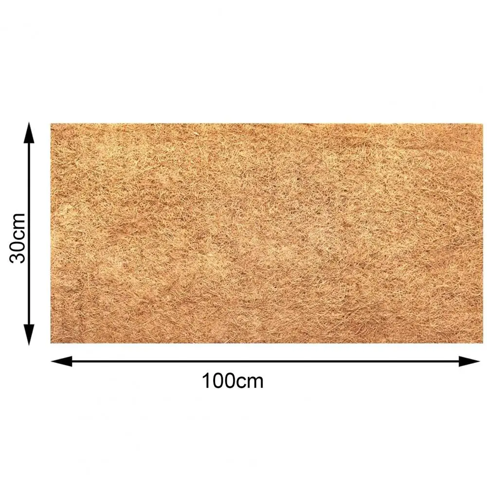 3Pcs Coconut Coir Liner Roll Breathable Tear-Resistant Coir Coconut Planter Liner Garden Decoration 30cm x 100cm