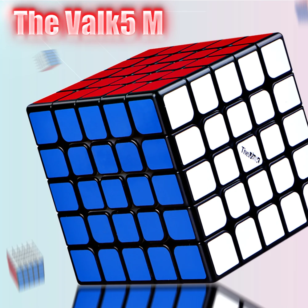 QIYI Valk5 M 5x5x5 마그네틱 매직 스피드 큐브 프로페셔널 Valk 5 M 자석 퍼즐 큐브 Valk5M 5x5 큐브 valk 선물