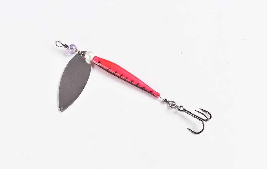 Señuelo Wobbler giratorio Metal con anzuelos triples - imagen 4