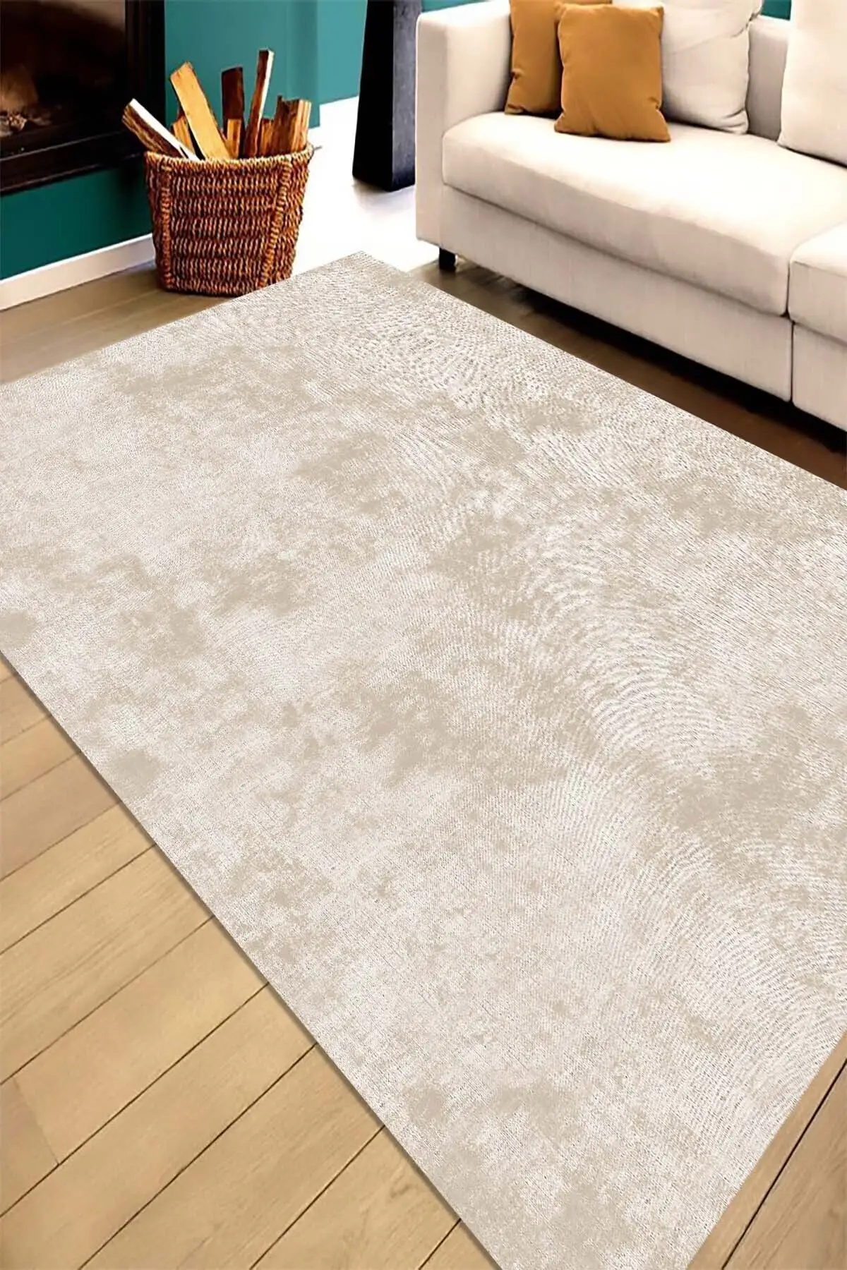 80 cm x 200 cm Decorative Washable Non-Slip Leather Soled Living Room Rug