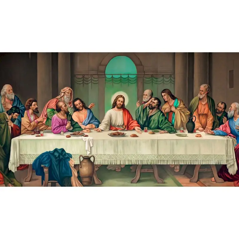 

Chenistory Frame Diy Painting By Numbers For Adults The Last Supper DIY Paints Kits Unique Gift Home Wall Coloring By Numbers