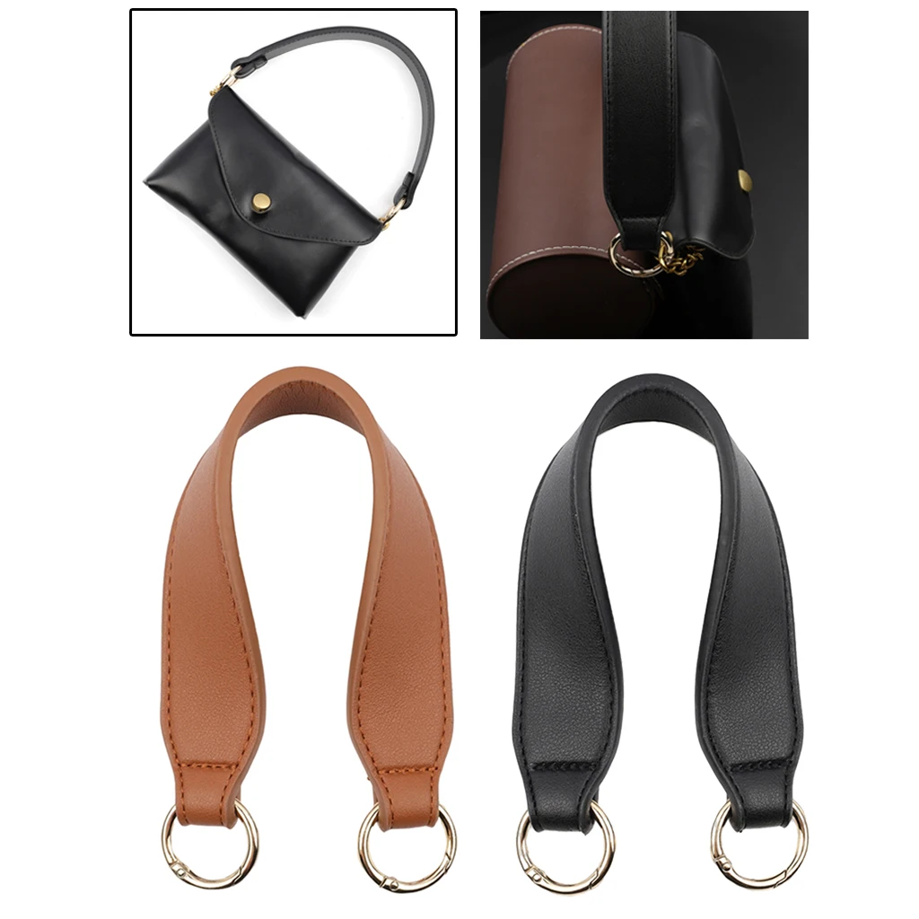 34cm Short PU Leather Handbag Purse Clutch Bag Straps Replacement Handle for Purse Making Bag Accessories