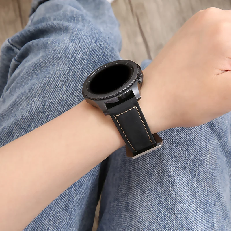 Ремешок кожаный для часов Huawei watch gt, 46 мм, 42 мм