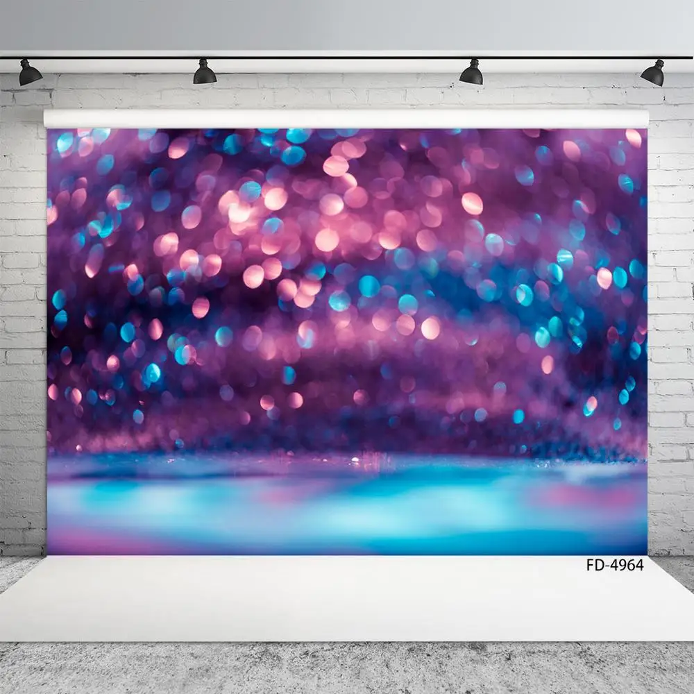 Градиент расклешенные боке фон для фотографирования фоны под заказ для детей на день рождения, вечерние детские Душ фотосессия фон для фото